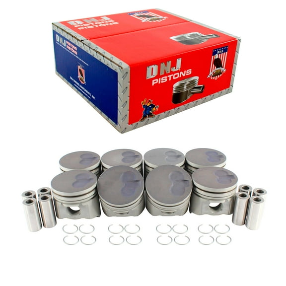 DNJ P3195 Standard Complete Piston Set Fits Cars & Trucks 92-04 AM General Hummer 6.5L OHV