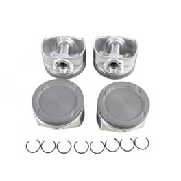 Set Of 8 Flat Top Hypereutectic Pistons For GM 6.0L (2002-2014) - 4.030" Bore, .030 Oversized