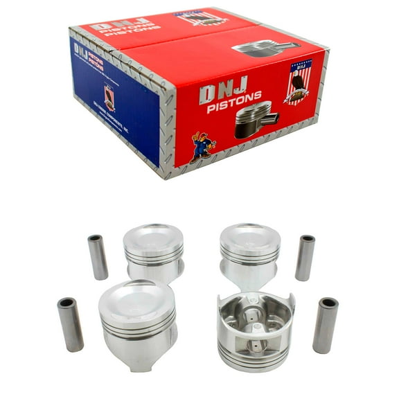 DNJ P408 Standard Complete Piston Set Fits Cars & Trucks 87-93 Mazda B2200 2.2L L4 SOHC 8v