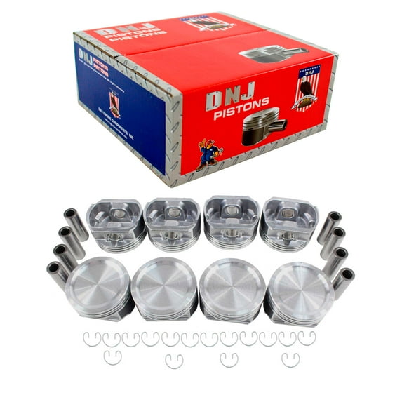 DNJ P4170 Std. Complete Piston Set Fits Cars & Trucks 97-16 Ford Lincoln Club Wagon 5.4L SOHC