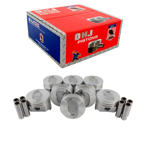 DNJ P4187 Std. Complete Piston Set Fits Cars & Trucks 92-97 Ford E-350 Econoline 7.5L OHV 16v