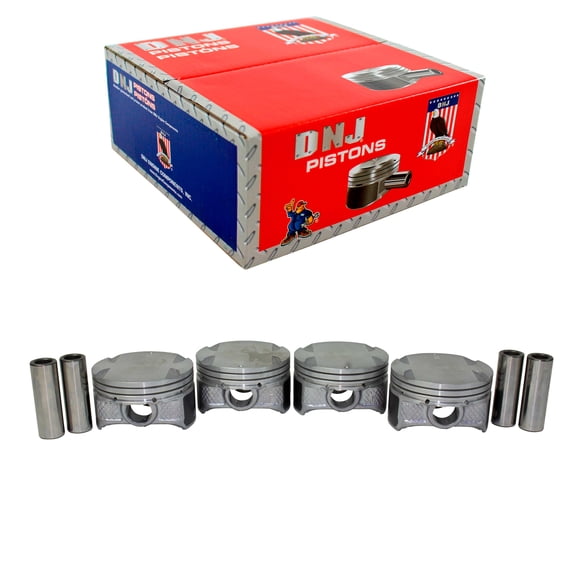 DNJ P4223 Complete Piston Set Fits Cars & Trucks 11-14 Mazda 2 1.5L L4 DOHC