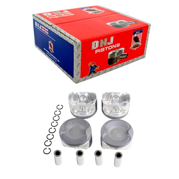 DNJ P4242.20 o/s Complete Piston Set Fits Cars & Trucks 13-16 Nissan Altima Rogue 2.5L DOHC 16v