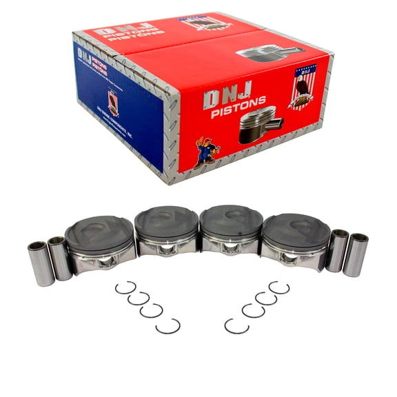 DNJ P4326 Pistons Set Fits Cars & Trucks 13-17 Buick Cadillac Chevrolet GMC 2.5L DOHC