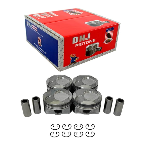 DNJ P4346.20 Piston Set Fits Cars & Trucks 13-20 Scion Subaru Toyota 86 BRZ FR-S 2.0L H4 16V DOHC