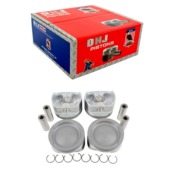 DNJ P484 Standard Complete Piston Set Fits Cars & Trucks 09-16 Ford Mazda 3 5 2.5L L4 DOHC 16v
