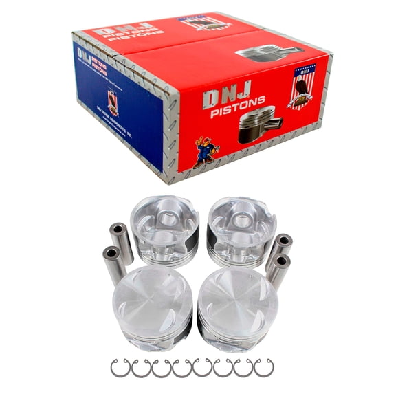 DNJ P489.20 Oversize Complete Piston Set Fits Cars & Trucks 98-01 Kia Sephia Spectra 1.8L DOHC
