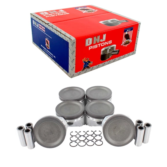 DNJ P524 Std. Complete Piston Set Fits Cars & Trucks 01-06 Suzuki Grand Vitara XL-7 2.7L DOHC