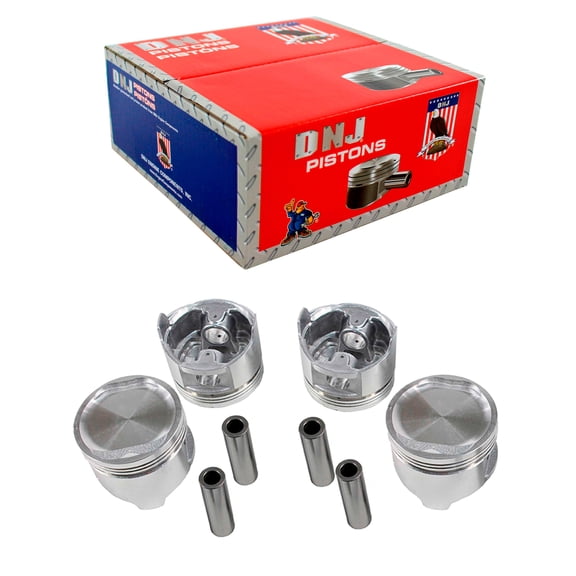 DNJ P601 Standard Complete Piston Set Fits Cars & Trucks 81-83 Nissan 720 2.2L L4 SOHC 8v