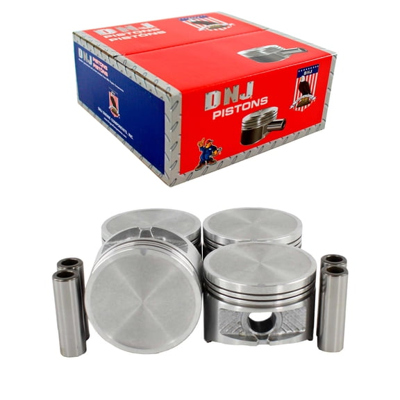 DNJ P610 Std. Complete Piston Set Fits Cars & Trucks 90-97 Nissan D21 Pickup 2.4L L4 SOHC 12v