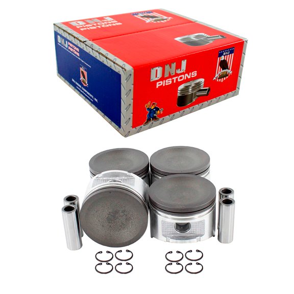 DNJ P624.20 Oversize Complete Piston Set Fits Cars & Trucks 91-98 Nissan 240SX Altima 2.4L DOHC