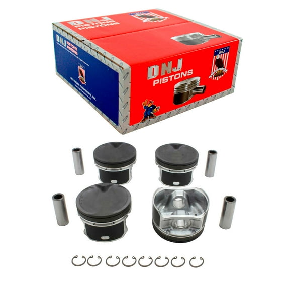 DNJ P642 Standard Complete Piston Set Fits Cars & Trucks 05-17 Nissan Suzuki 2.5L L4 DOHC 16v