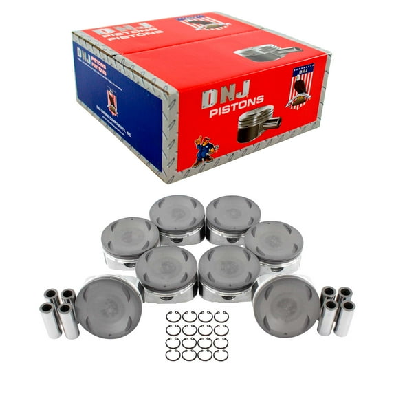 DNJ P649.20 o/s Complete Piston Set Fits Cars & Trucks 04-16 Infiniti Nissan Armada 5.6L DOHC