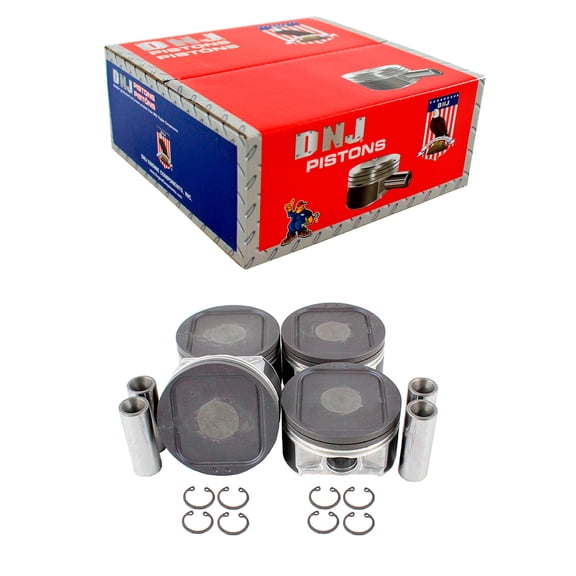 DNJ P718.40 Oversize Complete Piston Set Fits Cars & Trucks 02-05 Saab Subaru Impreza 2.0L DOHC