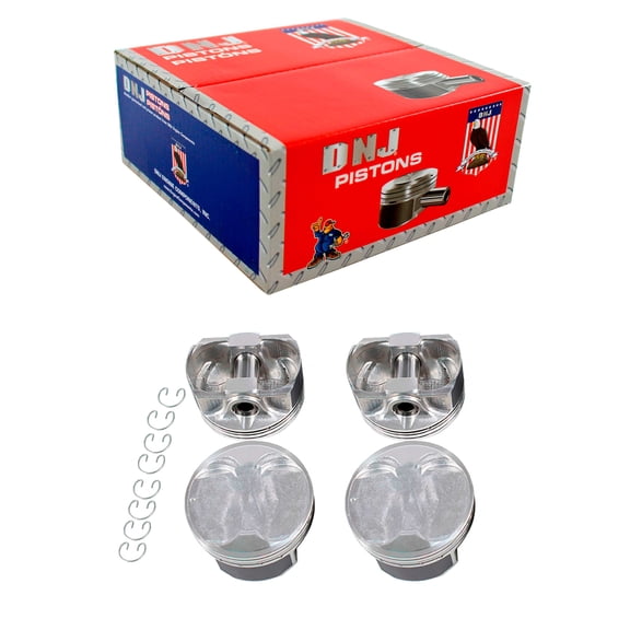 DNJ P720D Std. Complete Piston Set Fits Cars & Trucks 06-11 Subaru Forester Impreza 2.5L SOHC