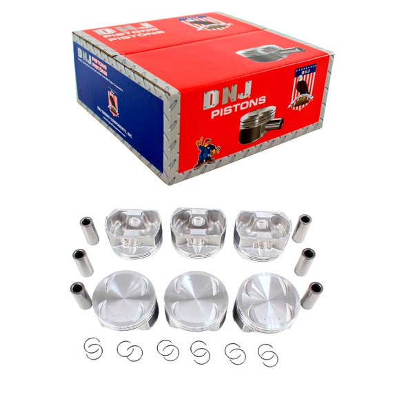 DNJ P729 Standard Complete Piston Set Fits Cars & Trucks 08-15 Subaru Legacy Outback 3.6L DOHC