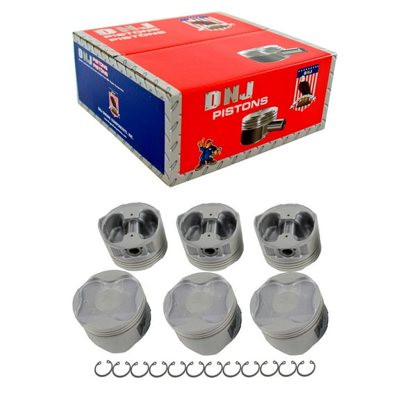 DNJ P958 Std. Complete Piston Set Fits Cars & Trucks 92-93 Lexus Toyota Camry ES300 3.0L DOHC
