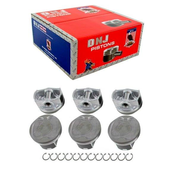 DNJ P968.20 Oversize Complete Piston Set Fits Cars & Trucks 05-15 Lexus Toyota Camry 3.5L DOHC