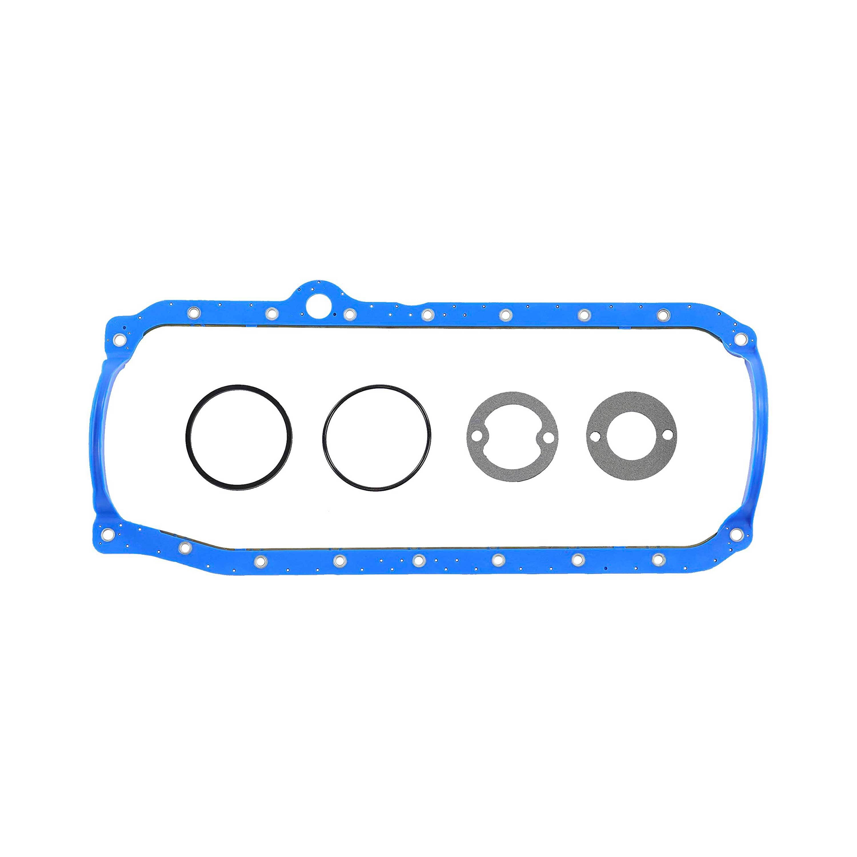 DNJ PG3103 Oil Pan Gasket Set Fits Cars & Trucks 86-02 AM General Hummer 4.3L-5.7L V8 OHV 16v