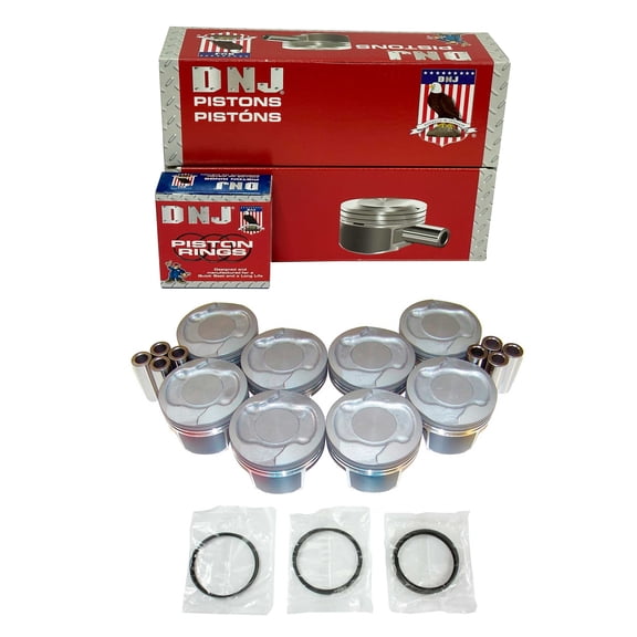 DNJ PRK1102.20 Piston Set with Rings Fits Cars & Trucks 2011-2013 Ram 1500 4.7L V8 287cid 16V SOHC ST Standard Cab Pickup 2 - Door