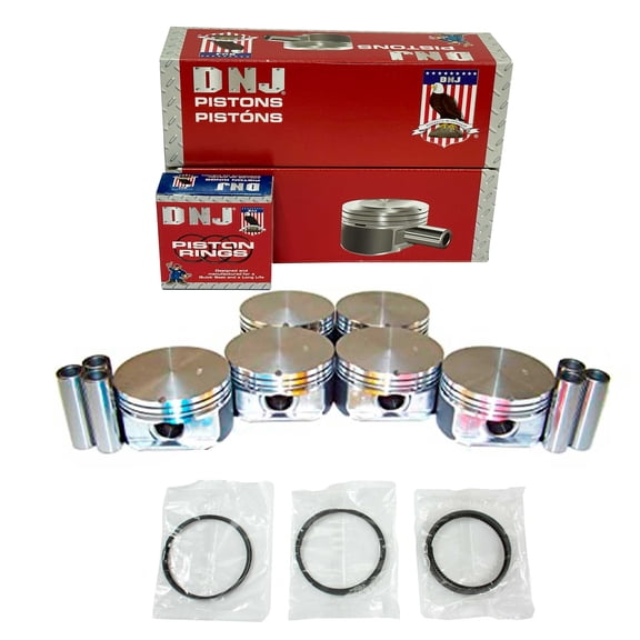 DNJ PRK1108.30 Piston Set with Rings Fits Cars & Trucks 1998-1999 Dodge Caravan 3.8L V6 3778cc 12V OHV Base Mini Passenger Van 4 - Door