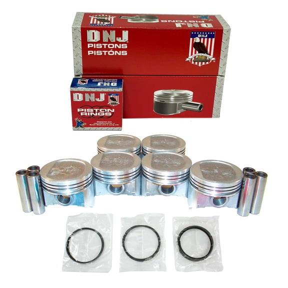 DNJ PRK1120 Piston and Ring Kit Fits Cars & Trucks 1987-1995 Jeep Cherokee 4.0L L6 OHV 12V