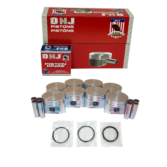 DNJ PRK1142.30 Piston Set with Rings Fits Cars & Trucks 1992-1994 Dodge B150 5.2L V8 5211cc 16V OHV Base Standard Passenger Van 3 - Door
