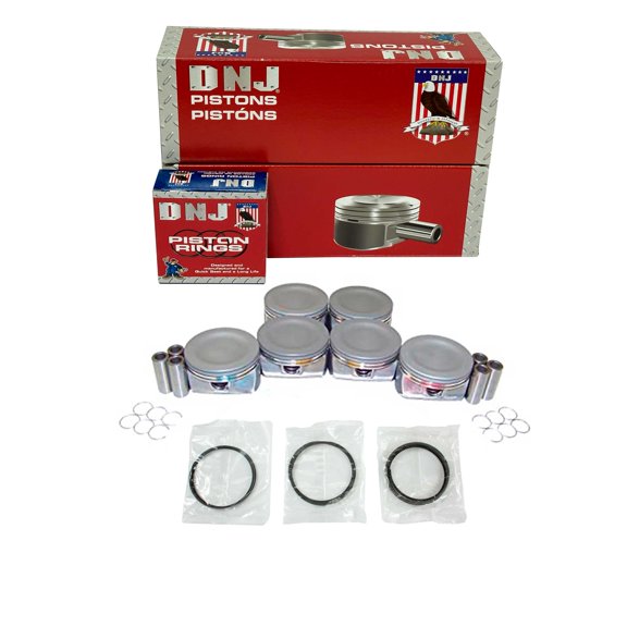 DNJ PRK1158 Piston and Ring Kit Fits Cars & Trucks 2007-2011 Chrysler Dodge 4.0L V6 SOHC 24V CGVA