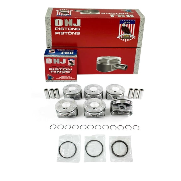DNJ PRK1169.20 Piston Set with Rings Fits Cars & Trucks 2013-2018 Ram 1500 3.6L V6 3604cc 24V DOHC SLT Standard Cab Pickup 2 - Door