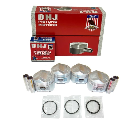 DNJ PRK151A.20 Piston Set with Rings Fits Cars & Trucks 2001-2007 Dodge Caravan 2.4L L4 2429cc 16V DOHC SE Mini Passenger Van 4 - Door