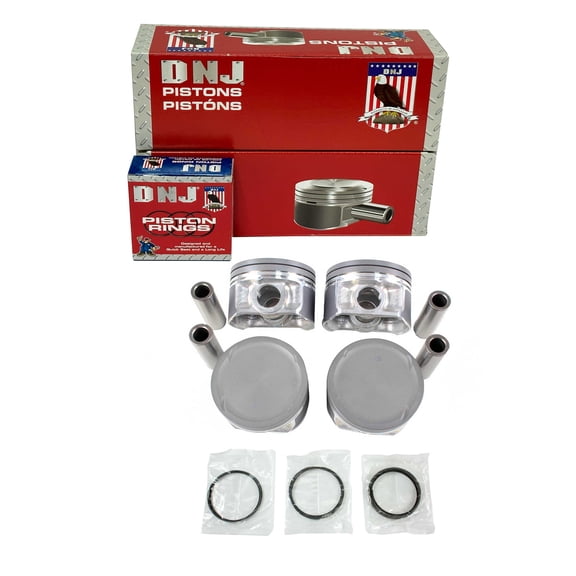 DNJ PRK160 Piston and Ring Kit Fits Cars & Trucks 2003-2006 Mitsubishi Lancer 2.0L L4 DOHC 16V