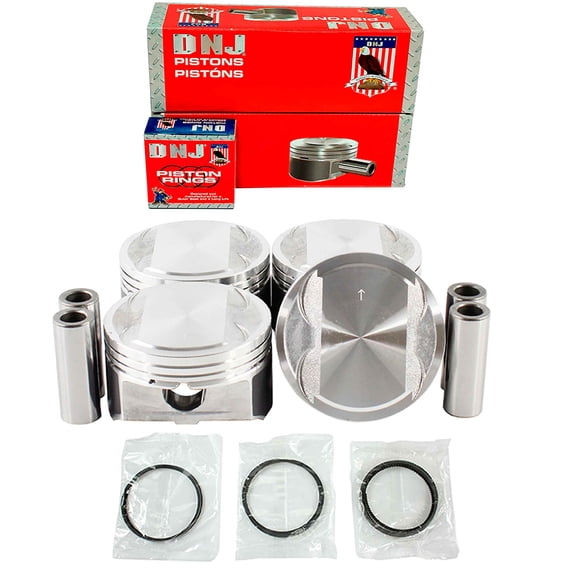 DNJ PRK171A.20 Piston Set with Rings Fits Cars & Trucks 2007-2012 Dodge Caliber 1.8L L4 1798cc 16V DOHC R/T Hatchback 4 - Door