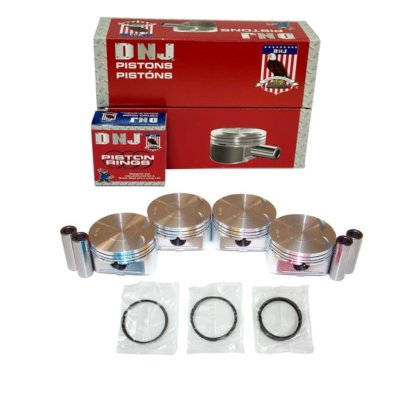 DNJ PRK176.20 Piston Set with Rings Fits Cars & Trucks 2008-2017 Mitsubishi Lancer 2.0L L4 1998cc 16V DOHC GTS Sedan 4 - Door