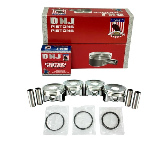 DNJ PRK243.20 Piston Set with Rings Fits Cars & Trucks 2011-2016 Honda CR-Z 1.5L L4 1497cc 16V SOHC