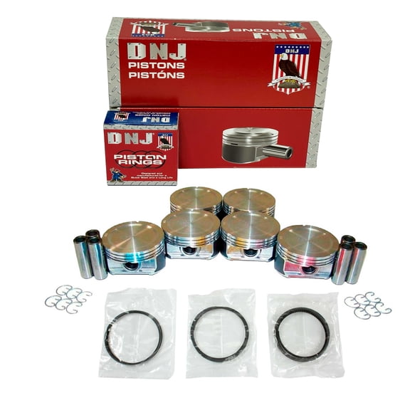 DNJ PRK3143.30 Piston Set with Rings Fits Cars & Trucks 1995-1999 Oldsmobile 88 3.8L V6 3800cc 12V OHV Royale Sedan 4 - Door