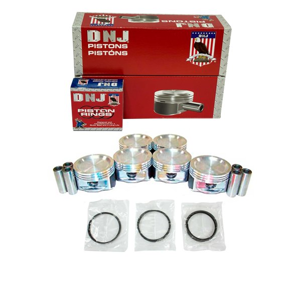 DNJ PRK320 Piston and Ring Kit Fits Cars & Trucks 2004-2007 Buick Chevrolet Pontiac 3.5L V6 OHV 12V