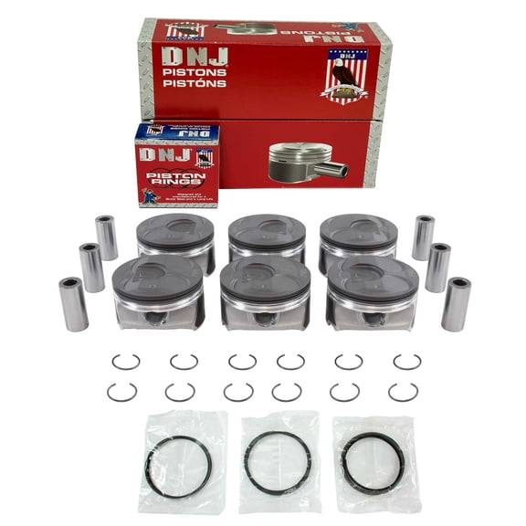 DNJ PRK3236.20 Piston Set with Rings Fits Cars & Trucks 2013-2015 Cadillac ATS 3.6L V6 3564cc 24V DOHC Base Sedan 4 - Door