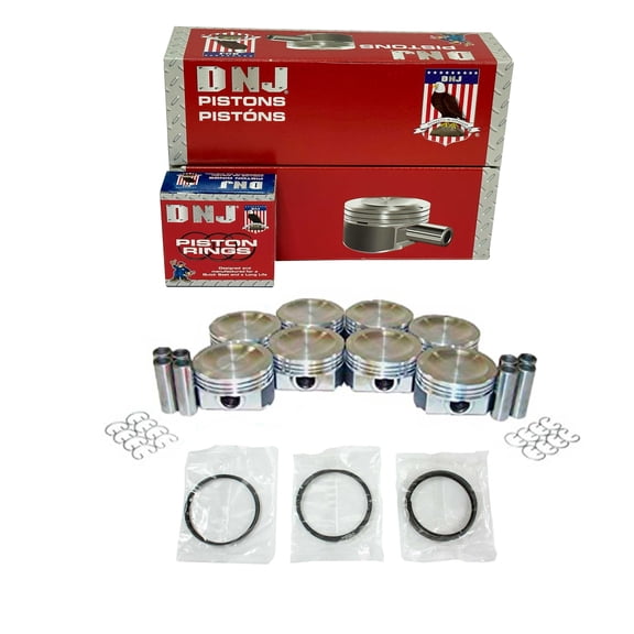 DNJ PRK4149.20 Piston Set with Rings Fits Cars & Trucks 1996-1997 Mercury Cougar 4.6L V8 281cid 16V SOHC XR-7 Sedan 2 - Door