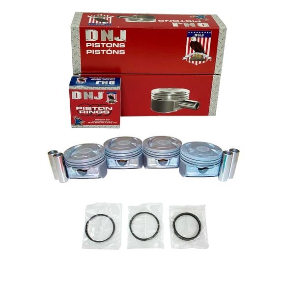 DNJ PRK418.20 Piston Set with Rings Fits Cars & Trucks 1998-2000 Ford Contour 2.0L L4 1989cc 16V DOHC GL Sedan 4 - Door