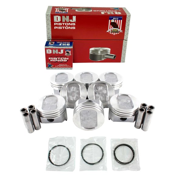 DNJ PRK4182.20 Piston Set with Rings Fits Cars & Trucks 1978-1993 Ford Bronco 5.8L V8 5753cc 16V OHV Custom Sport Utility 2 - Door
