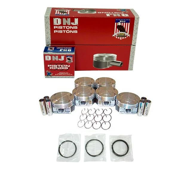 DNJ PRK4190 Piston and Ring Kit Fits Cars & Trucks 1996-2008 Jaguar Lincoln Mazda 3.0L V6 DOHC 24V
