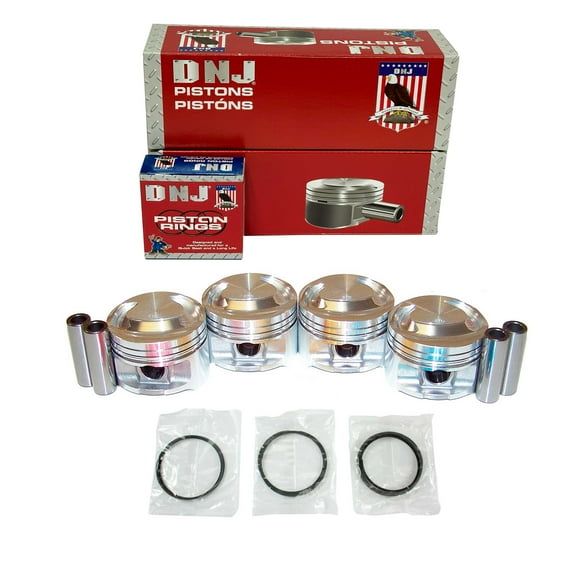 DNJ PRK420 Piston and Ring Kit Fits Cars & Trucks 97-04 Mercury Escort Focus Tracer 2.0L L4 SOHC 8V