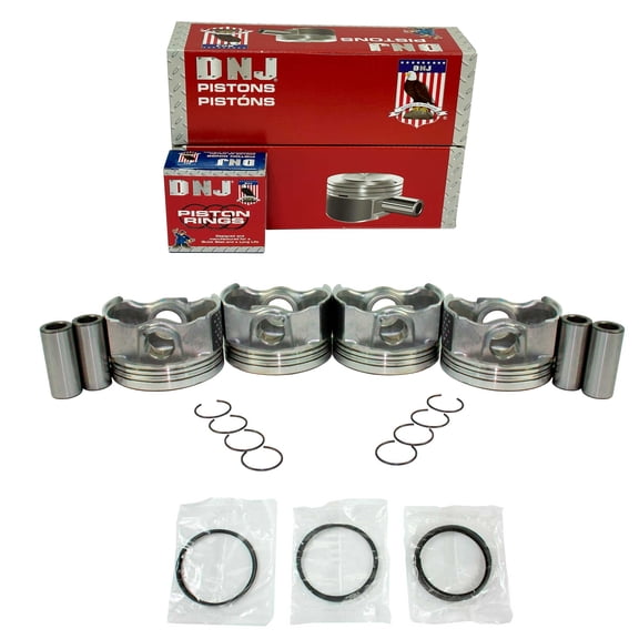 DNJ PRK4306 Piston Set with Rings Fits Cars & Trucks 2013-2017 Honda Accord 2.4L L4 2356cc 16V DOHC