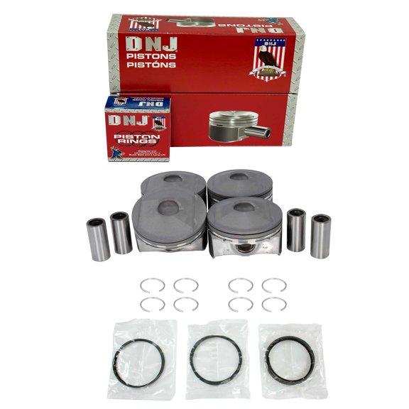 DNJ PRK4309.20 Piston Set with Rings Fits Cars & Trucks 2012-2013 Mazda 3 2.0L L4 1998cc 16V DOHC S Sedan 4 - Door