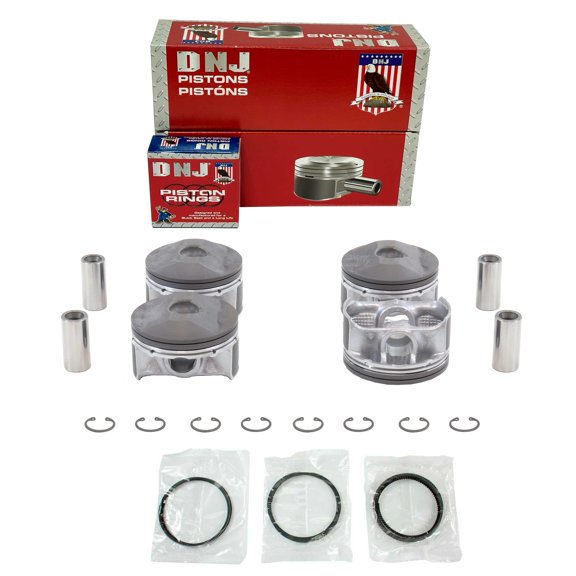 DNJ PRK4309A Piston and Ring Kit Fits Cars & Trucks 2013-2018 Mazda 3 CX-3 CX-5 2.0L L4 16V DOHC