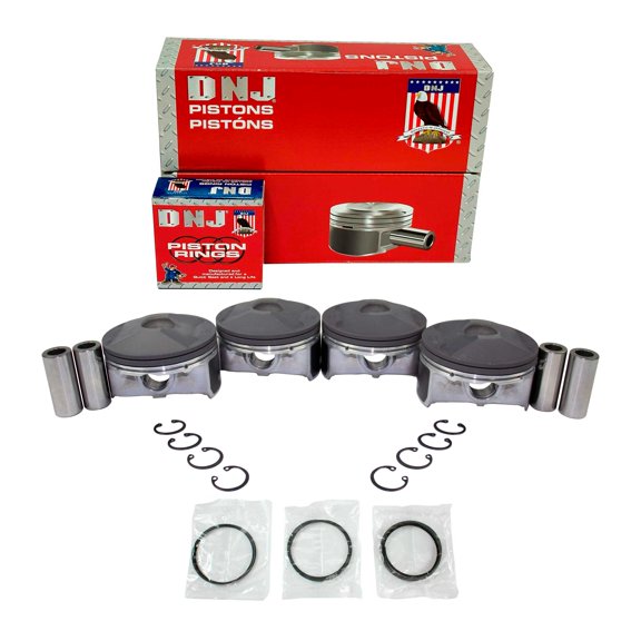 DNJ PRK4316 Piston and Ring Kit 14-19 Mazda 3 6 CX-5 2.5L 16V L4 DOHC