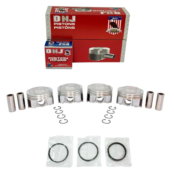 DNJ PRK4345H.20 Piston Set with Rings Fits Cars & Trucks 2016 Subaru Crosstrek 2.0L H4 1995cc 16V DOHC Limited Sport Utility 4 - Door