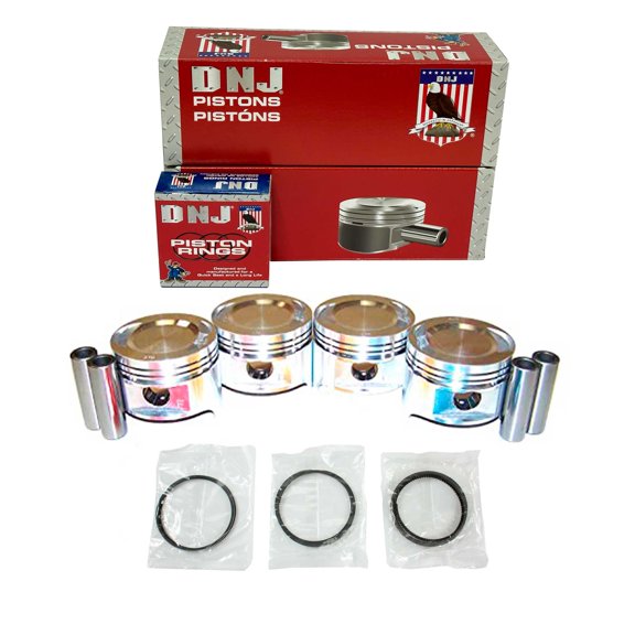DNJ PRK456.20 Piston Set with Rings Fits Cars & Trucks 1983-1987 Mazda 626 2.0L L4 1998cc 8V SOHC LX Sedan 4 - Door