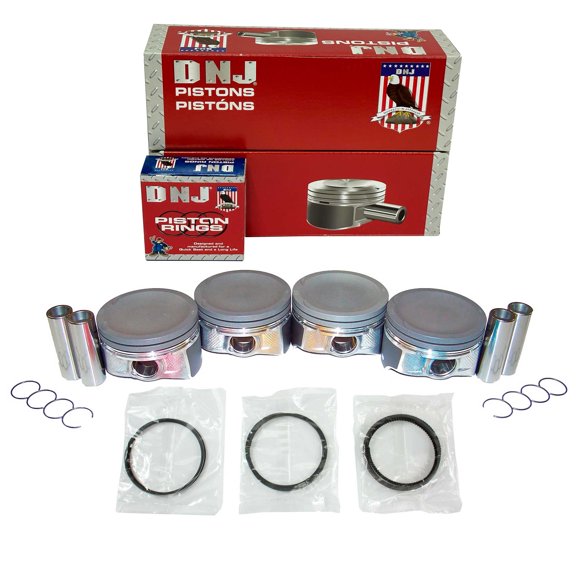DNJ PRK469.20 Piston Set with Rings Fits Cars & Trucks 2007-2009 Mazda 3 2.3L L4 2260cc 16V DOHC S Sedan 4 - Door