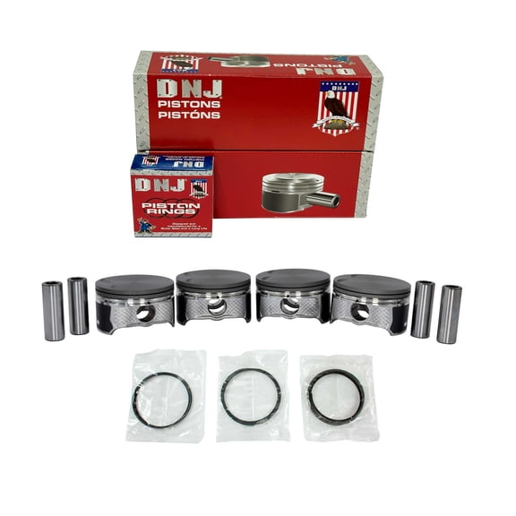 DNJ PRK479 Piston and Ring Kit Fits Cars & Trucks 2006-2015 Mazda MX-5 Miata 2.0L L4 16V DOHC 2000cc